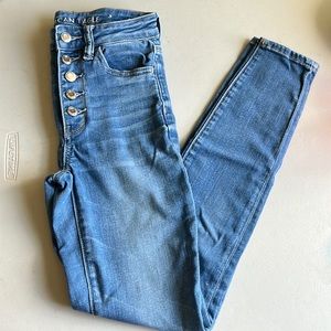American Eagle Button-Up Skinny Jean
